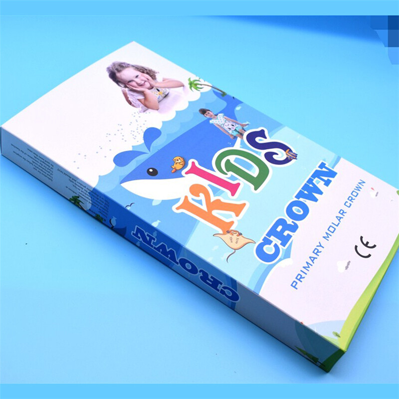 48/96pcs Dental Crown kit Stainless Steel Tooth Primary Molar for Adult Kids