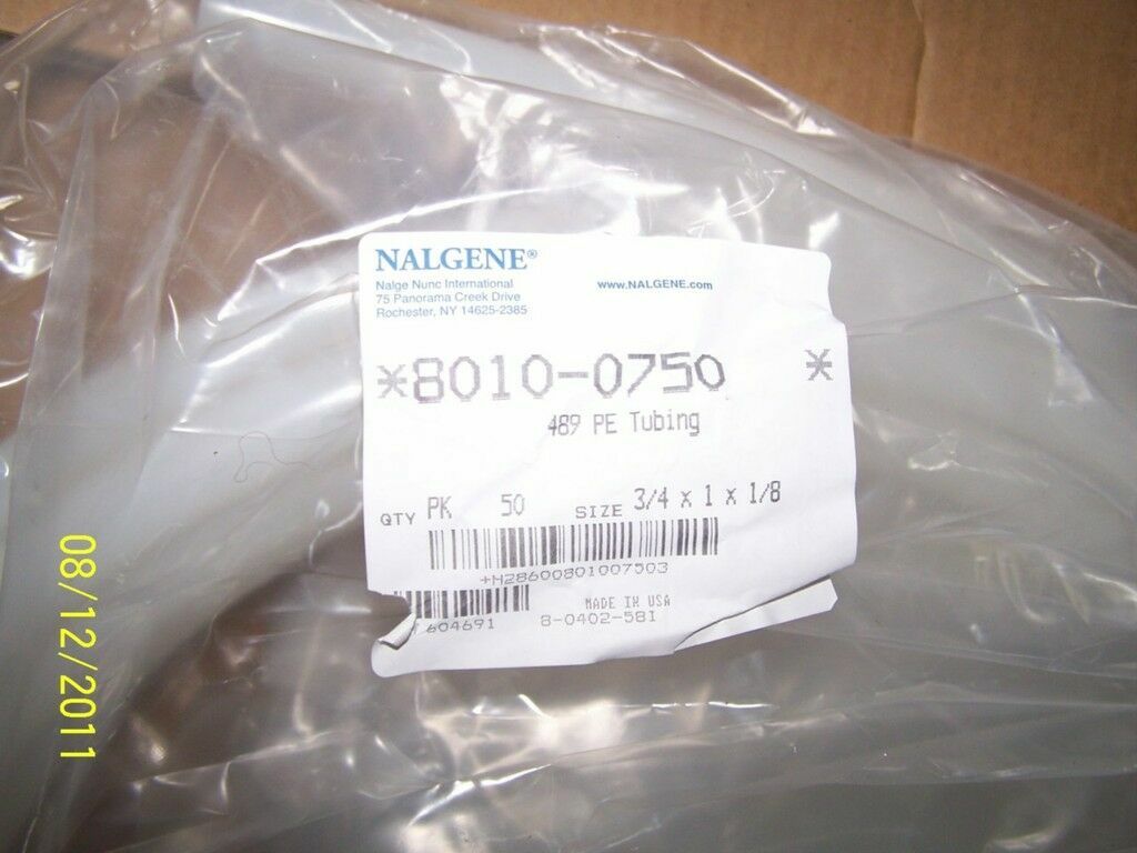 Nalgene Tubing 8010-0750 489 PE 3/4″ x 1″ x 1/8″