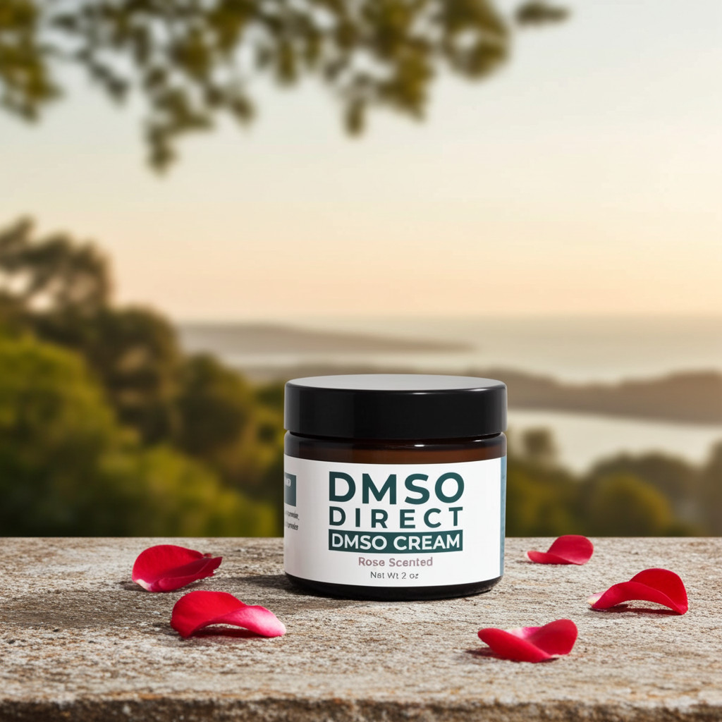 DMSO Cream – Rose Scented Solvent, 70% Dimethyl Sulfoxide (99.99% Pure)