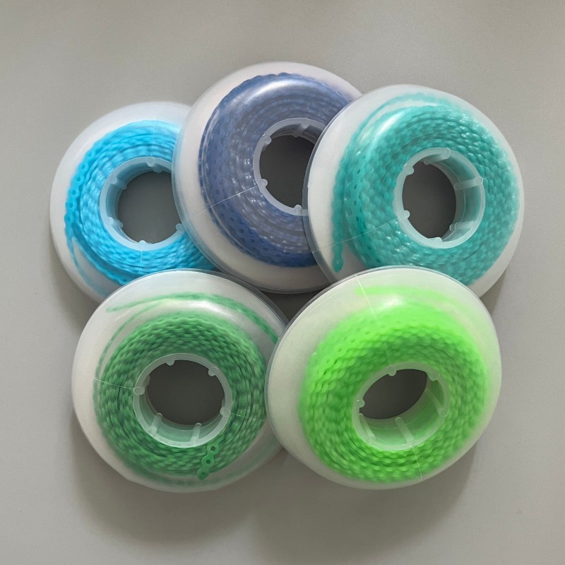 5 Rolls Dental Orthodontic Elastic Rubber Power Chain 5 Color Braces Bands