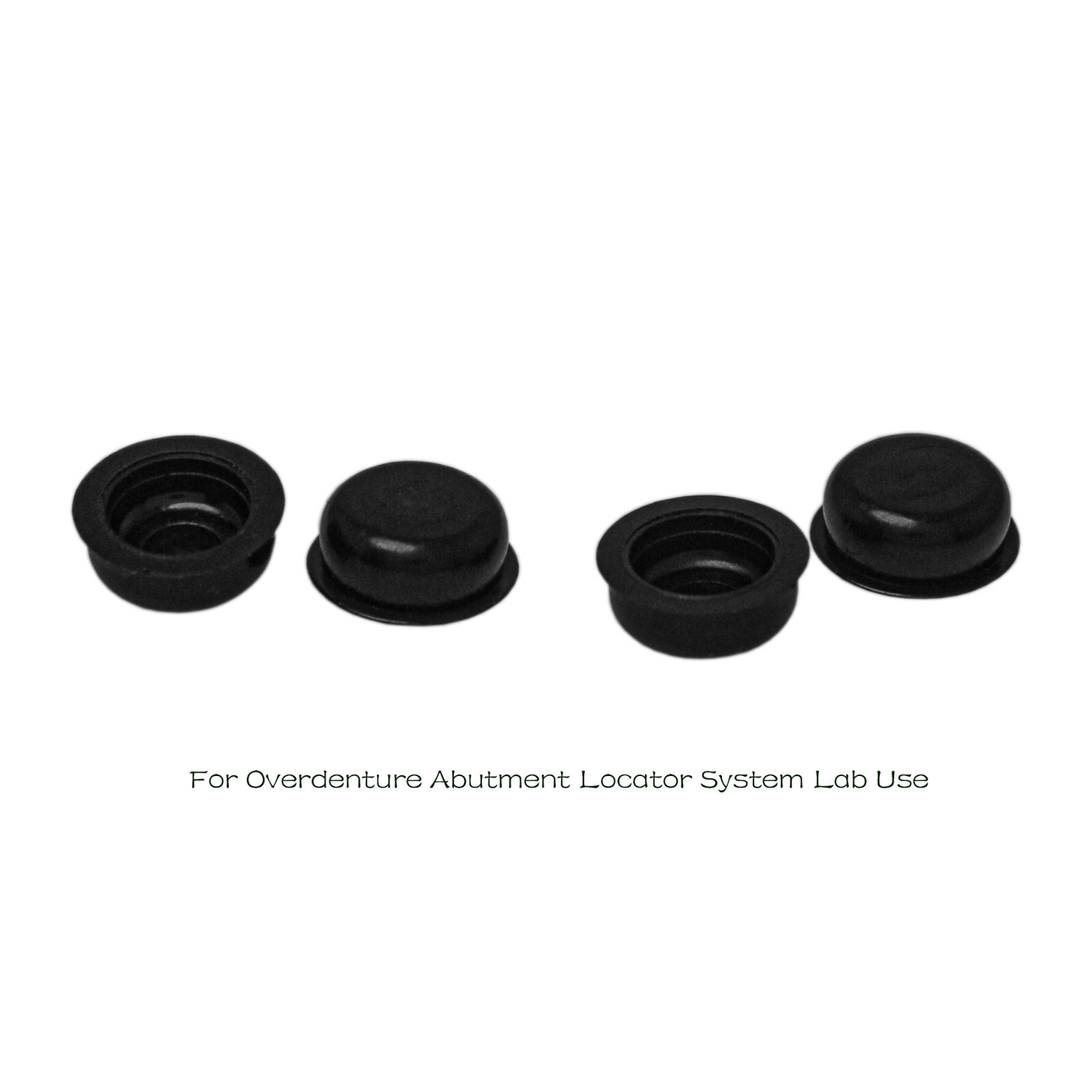 US Dental Locator Black Processing Male Cap Replace Inserts 4/8/12/20Pcs