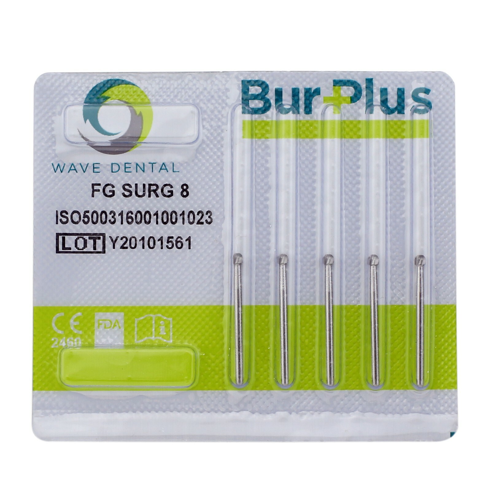 Wave Dental Oral Surgical Bur Tungsten Carbide Round 25mm FG SURG Midwest FGOS