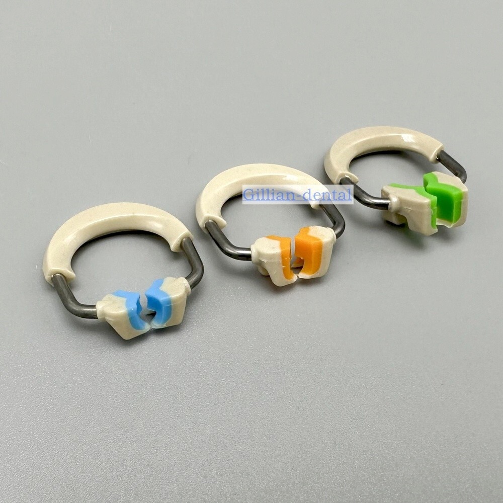 Dental Ortho Sectional Matrix System Nickel Titanium Alloy Matrices Clip Ring