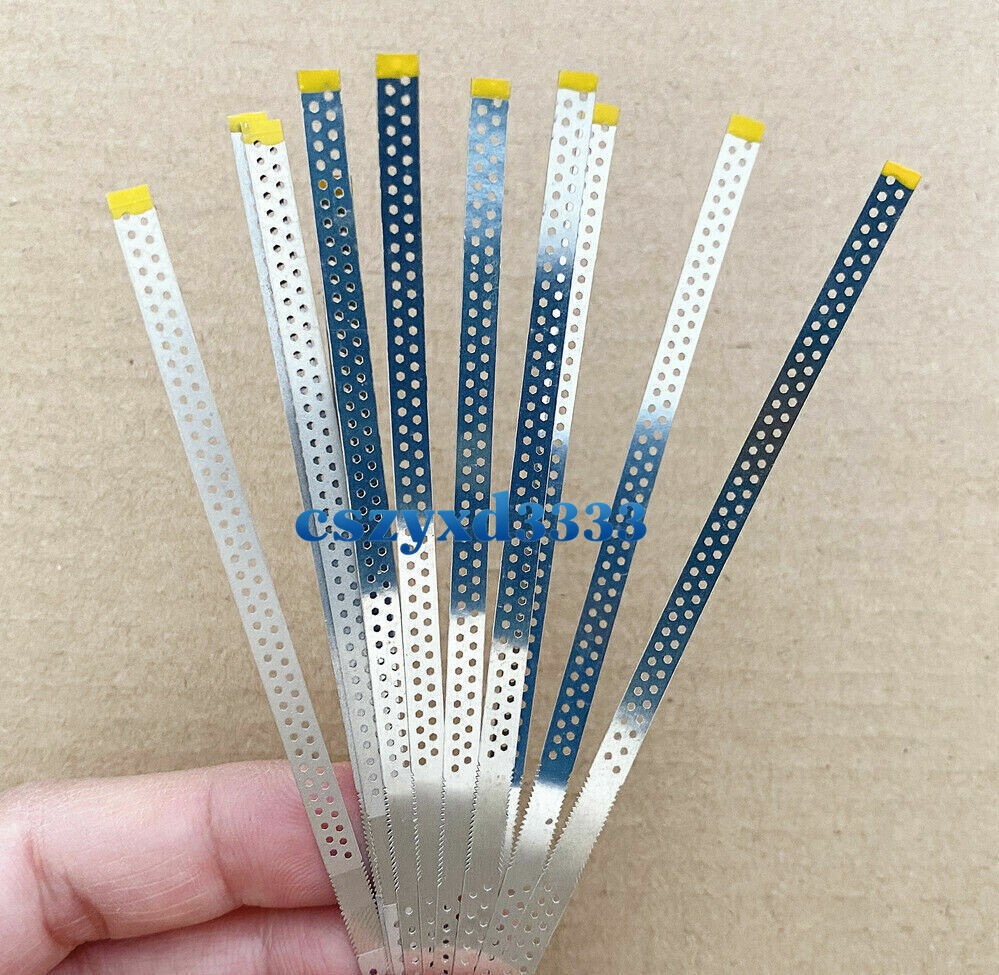 Dental Orthodontic Diamond Polishing Finishing Strips Steel Metal Sand IPR Fine