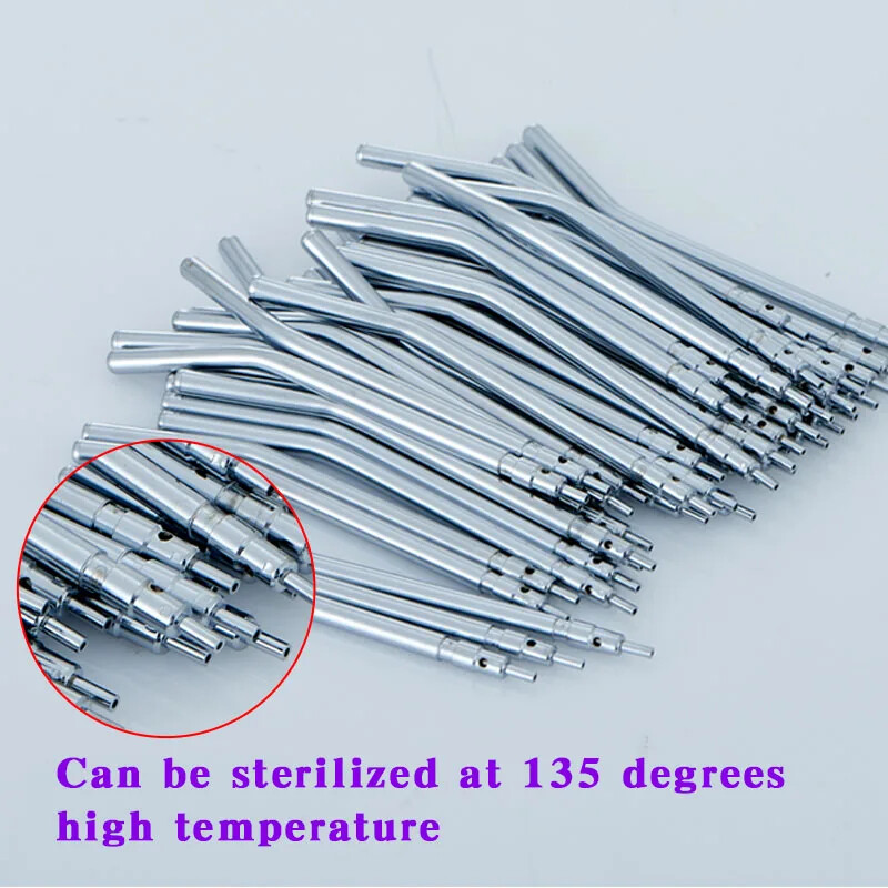 50pcs dental 3 Way Syringe tips Air Water Spray For 3 Way Tube Nozzles Tips