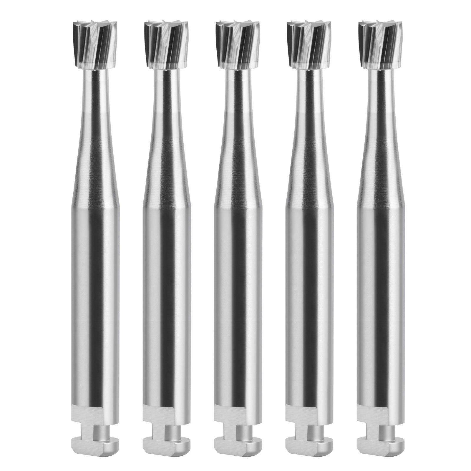 Wave Dental Latch Tungsten Carbide Bur RA41 22mm Inverted Cone for Contra Angle