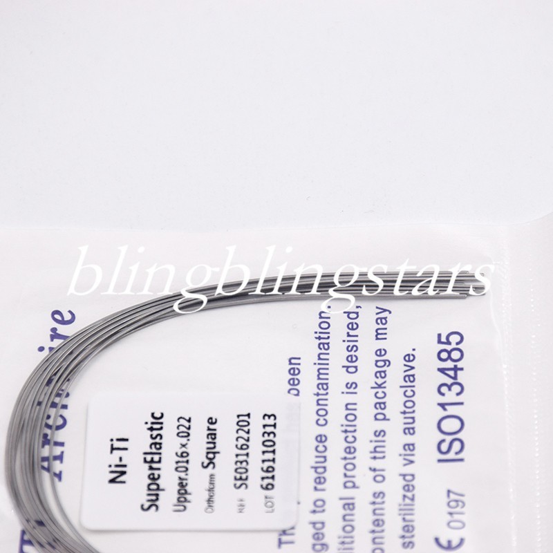 10 Pcs/Pack Orthodontic Dental Super Elastic Rectangular/Round Niti Arch Wire