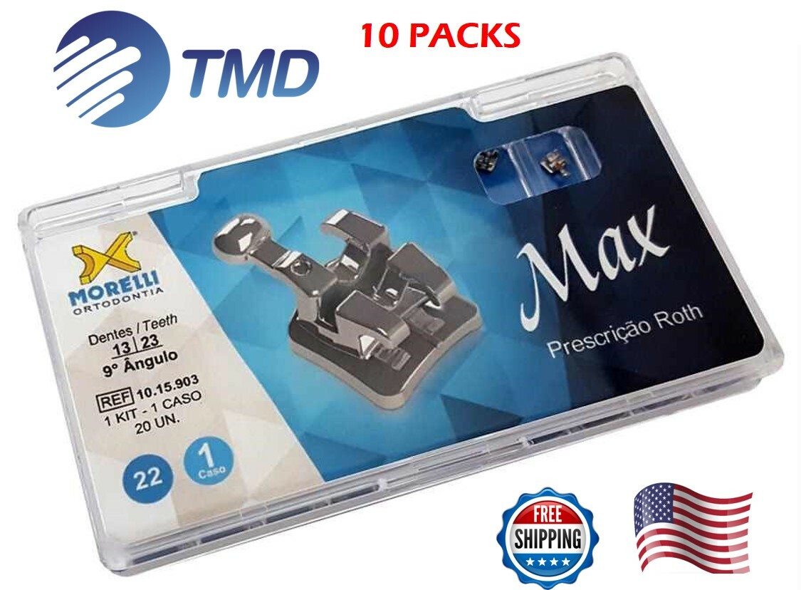 10X MORELLI CASE OF 20 BRACKETS ROTH MAX 022 or 0.18 W/H 3,4,5 USA