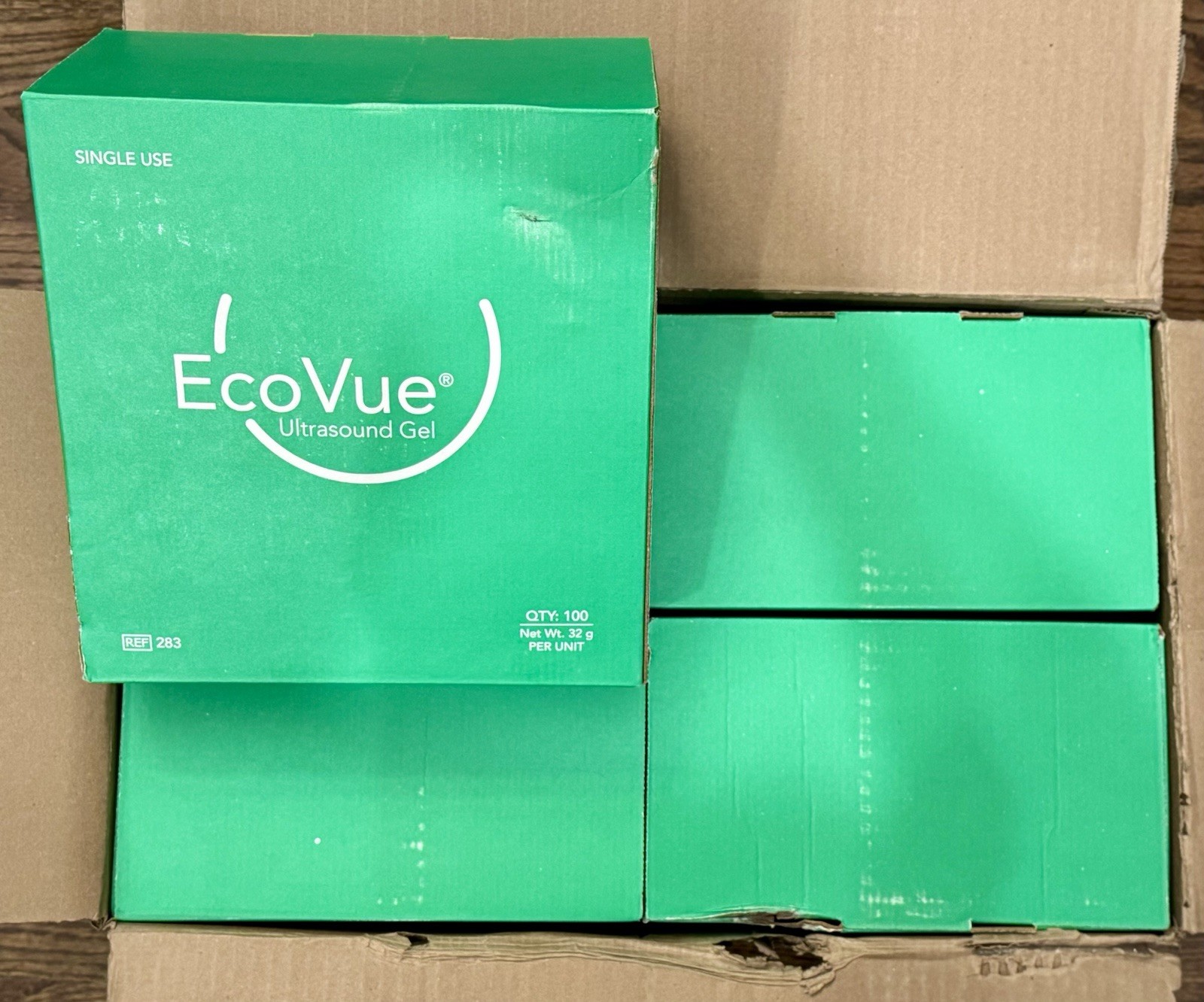 EvoVue Ultrasound Gel Ref 283 – 4 Boxes 100 Ct Each 32g (400 Total) – Exp 2028