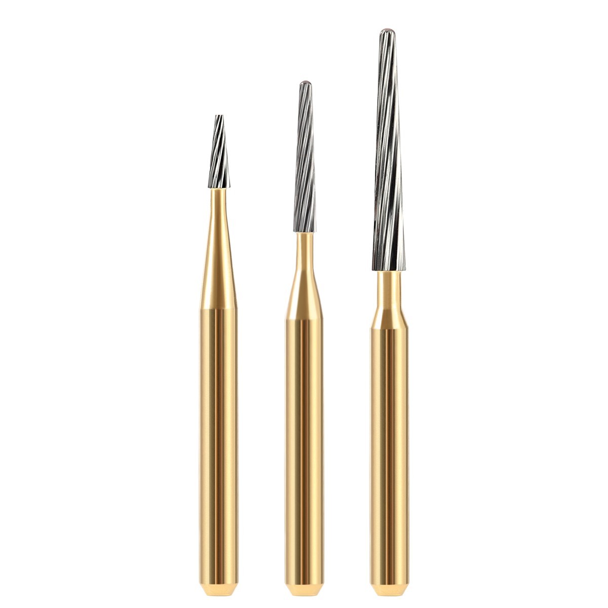 AZDENT Dental FG Burs High Speed Handpiece Round Tungsten Carbide Tungsten Steel