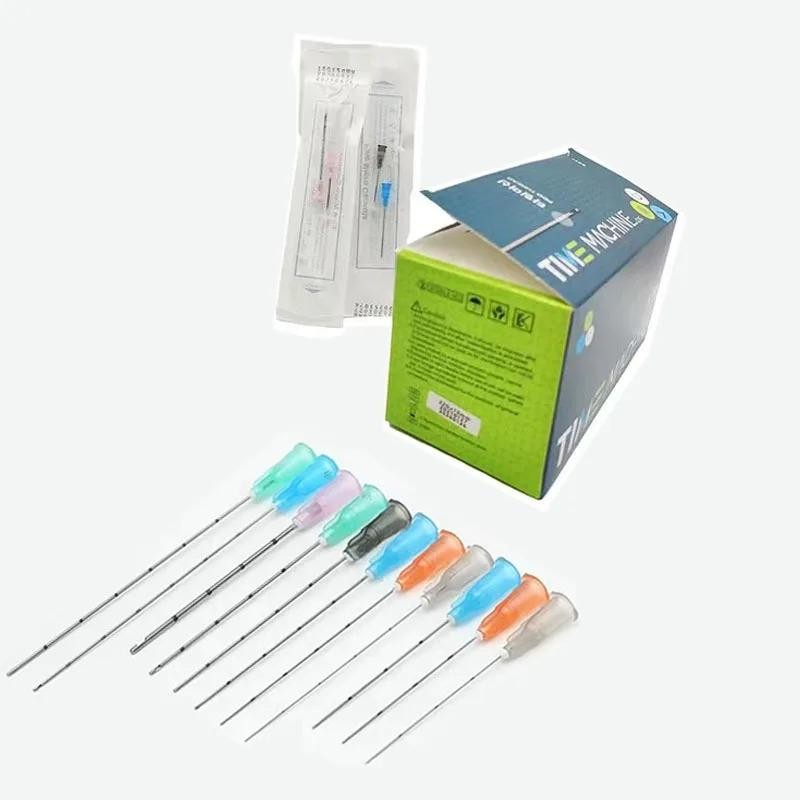 NEW 50PCS Disposable Micro Cannula Blunt Tip Needles 22G 23G 25G 38-70mm