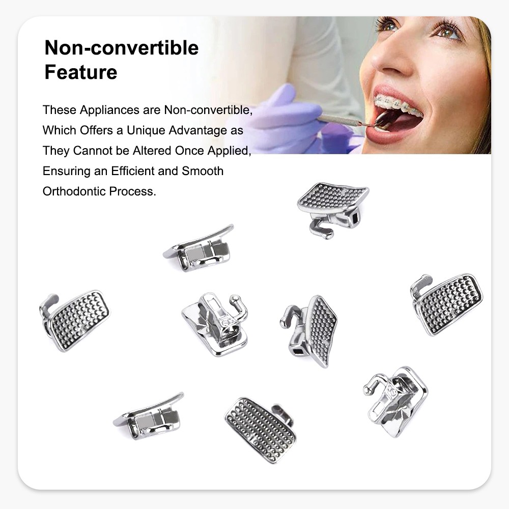 Dental Orthodontic Buccal Tubes 018 022 1st 2nd Molar Tube Roth MBT Bondable*200