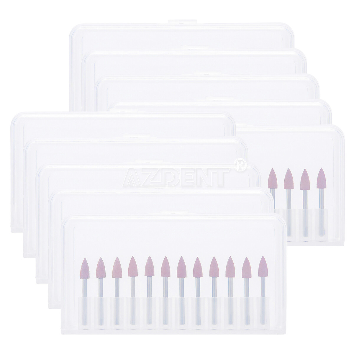 5 Packs Dental Brownie Mini Points Polishers Burs FG 0413 FG 1.6mm High Speed