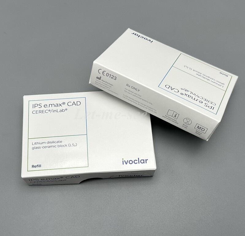 C14 Emax Dental HT/LT A1 A3 Glass Ceramic Lithium Dislicate CAD/CAM Cerec Blocks