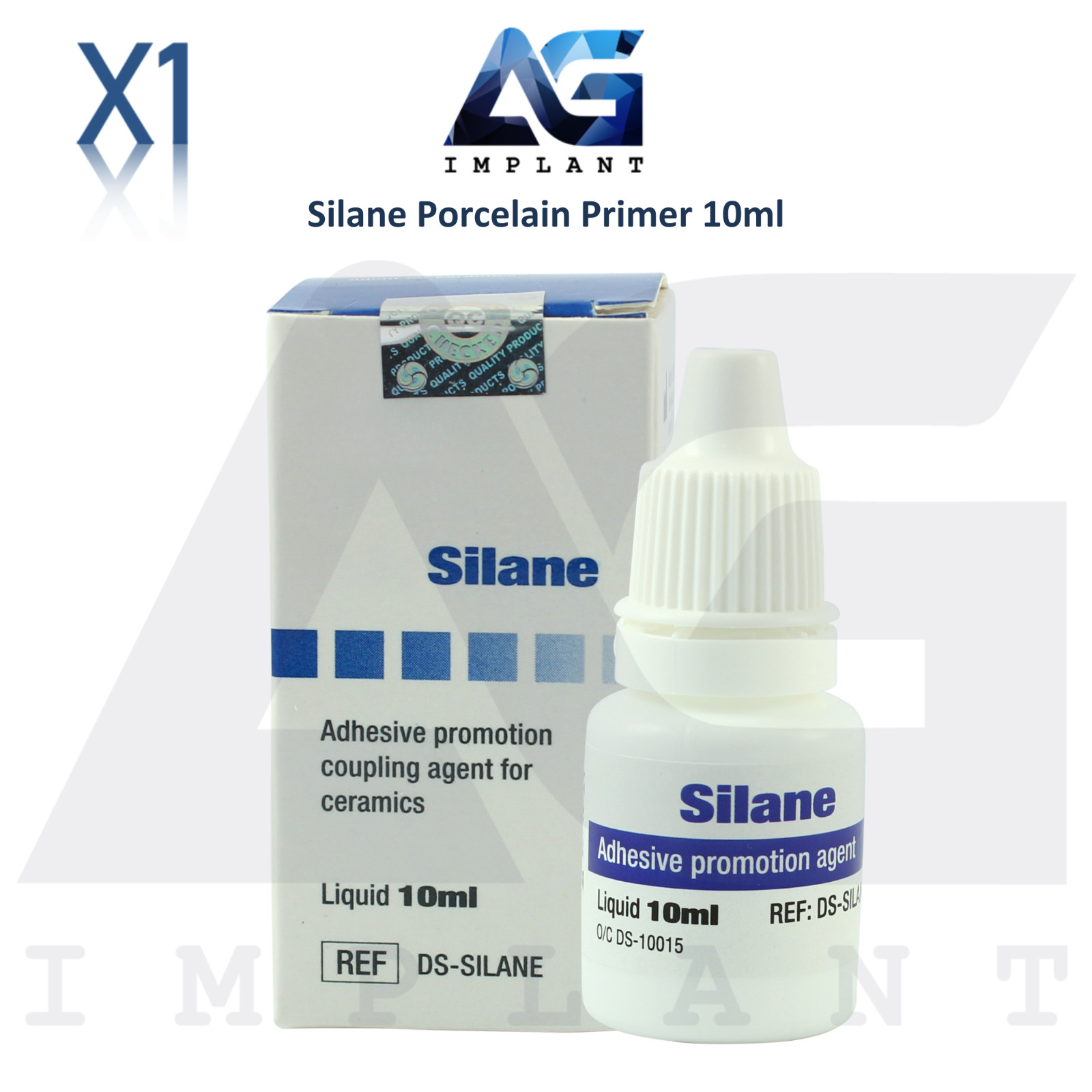 Porcelain Clear Primer 10ml Coupling Agent Adhesion Booster Dental Restorations