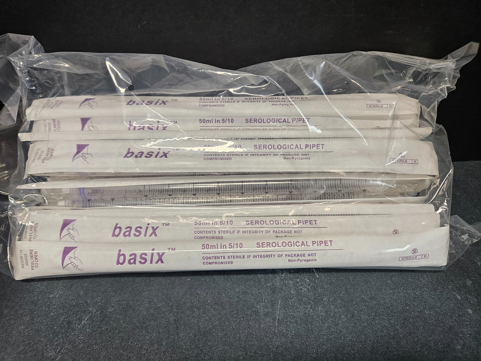 Fisher Scientific Serological Pipet 50 ml PS Case of 100 Pipettes