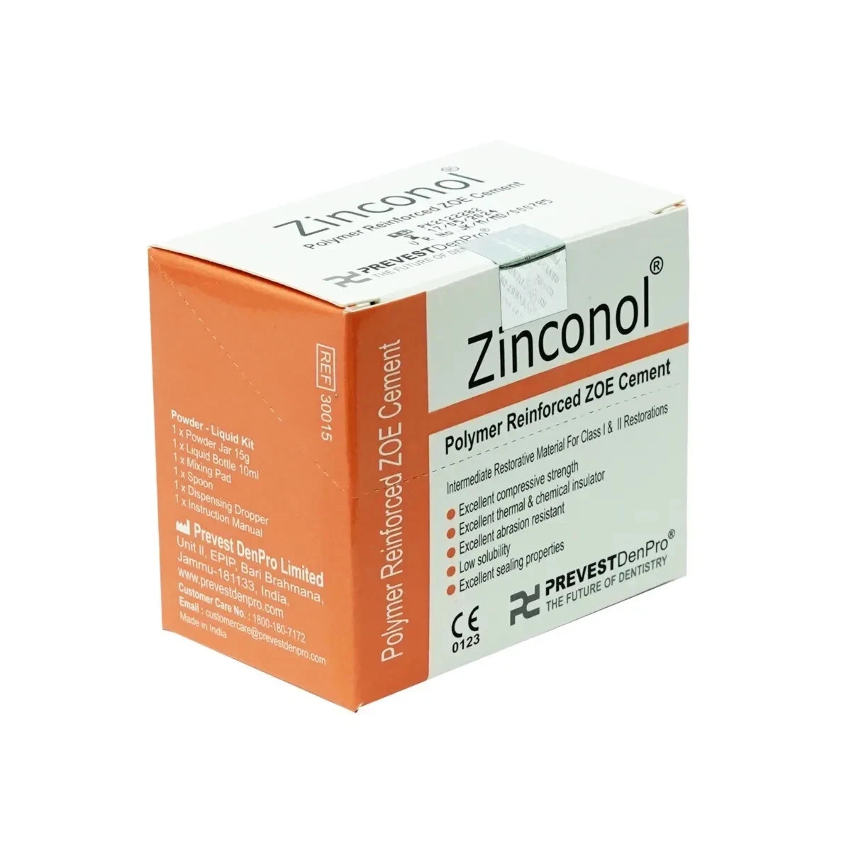 Dental ZINCONOL ZOE Based High Strength Temporary Cement PL Set