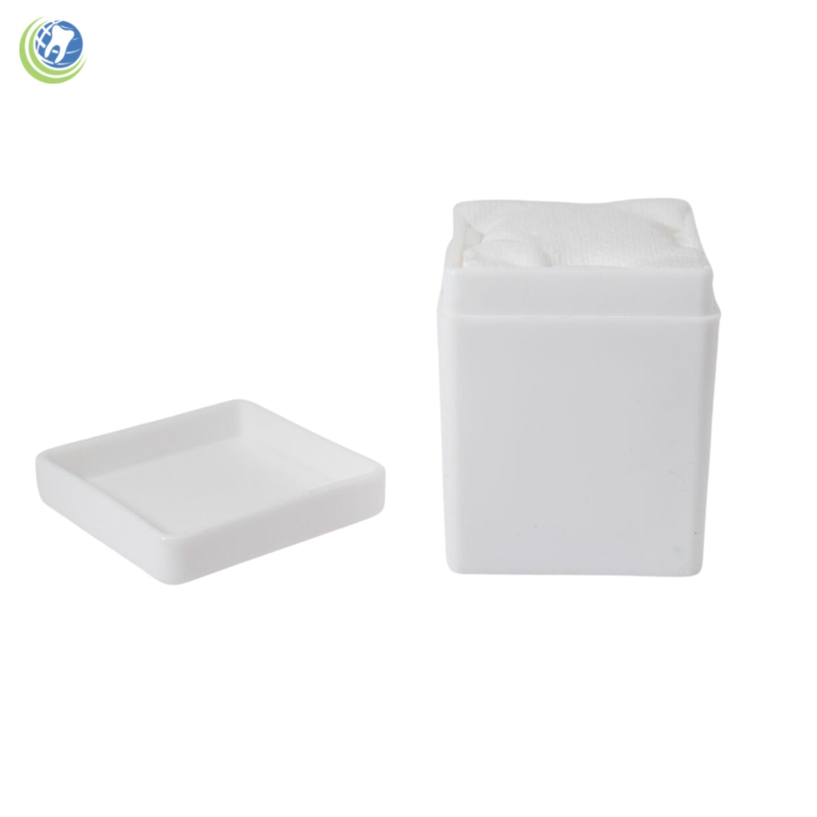 2 X Dental Spring Gauze Sponge Dispenser Holder 2 x 2 White Medical Spa Tattoo