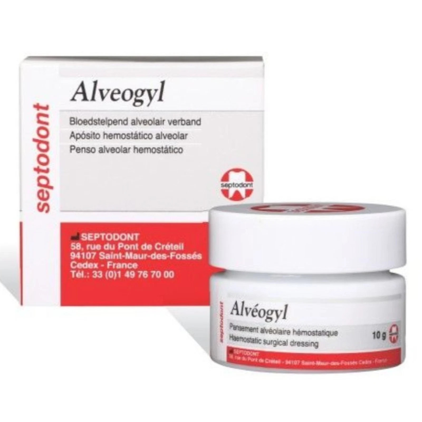 Alveogyl Septodont Alveolar Paste for Dry Socket Treatment – 10g Professional