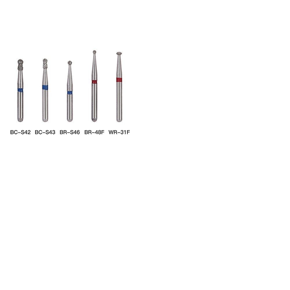100 Types Dental FG Diamond Burs For High Speed Handpiece Friction Grip 50pcs