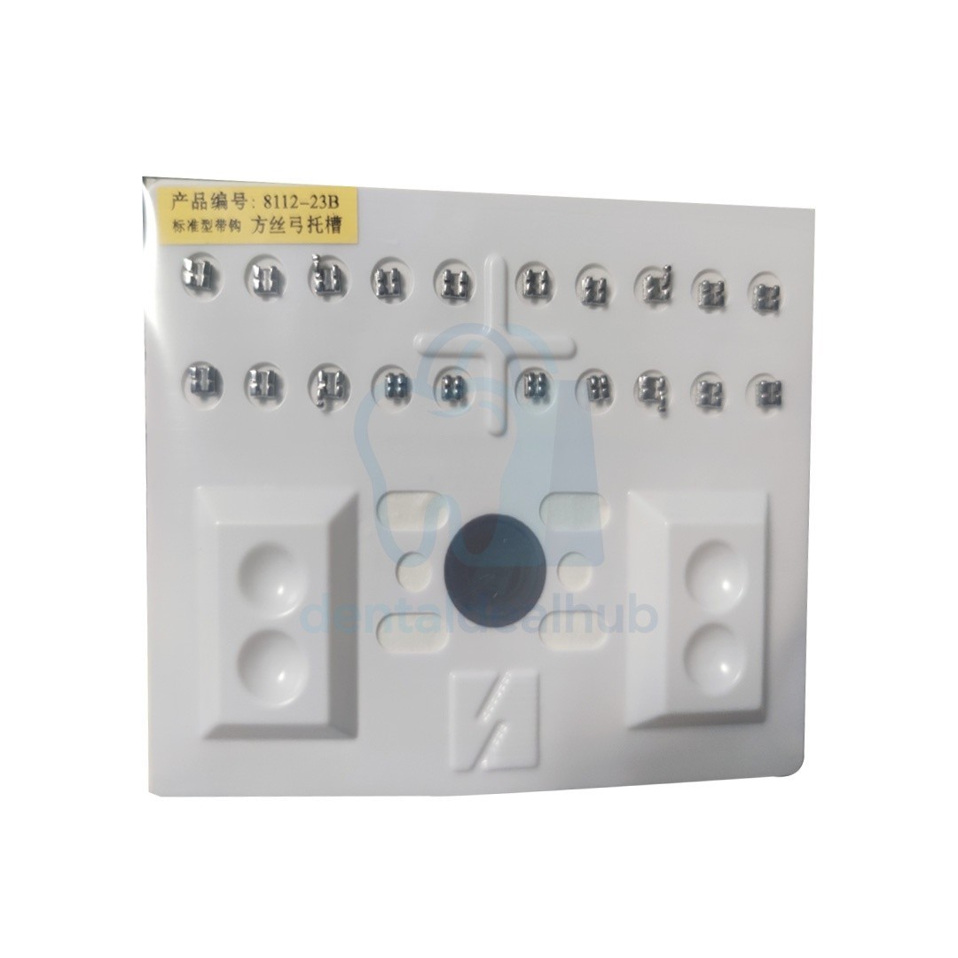 Edgewise Brackets 5-5 with/without Hooks 022 Slot Metal Mesh