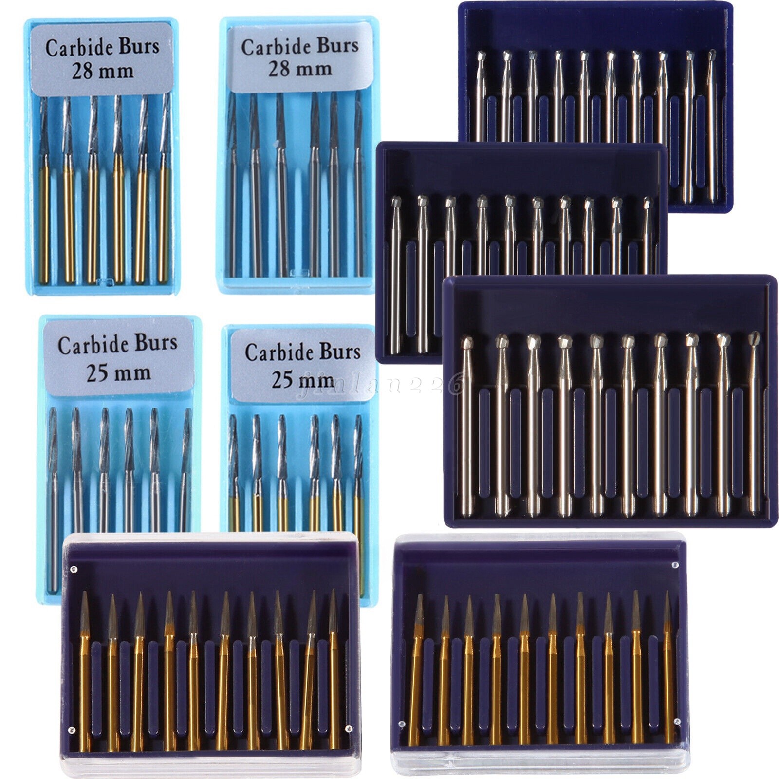 Dental Surgical/ Carbide Burs for High Speed Handpiece Round Cone Bur Diamond FG