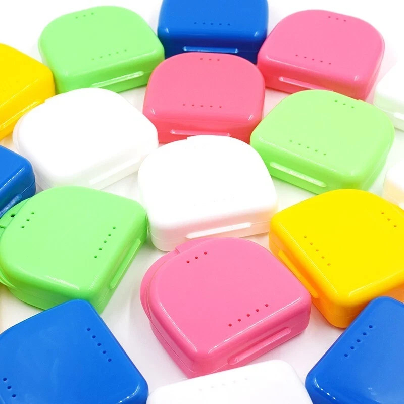 5 Colors Orthodontic Dental Teeth Denture Storage Case Container Retainer Box