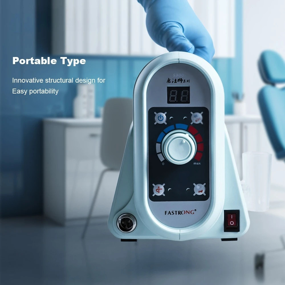 Dental 60000 RPM S300 Brushless Micromotor Grinder with Foot-Pedal Speed Control