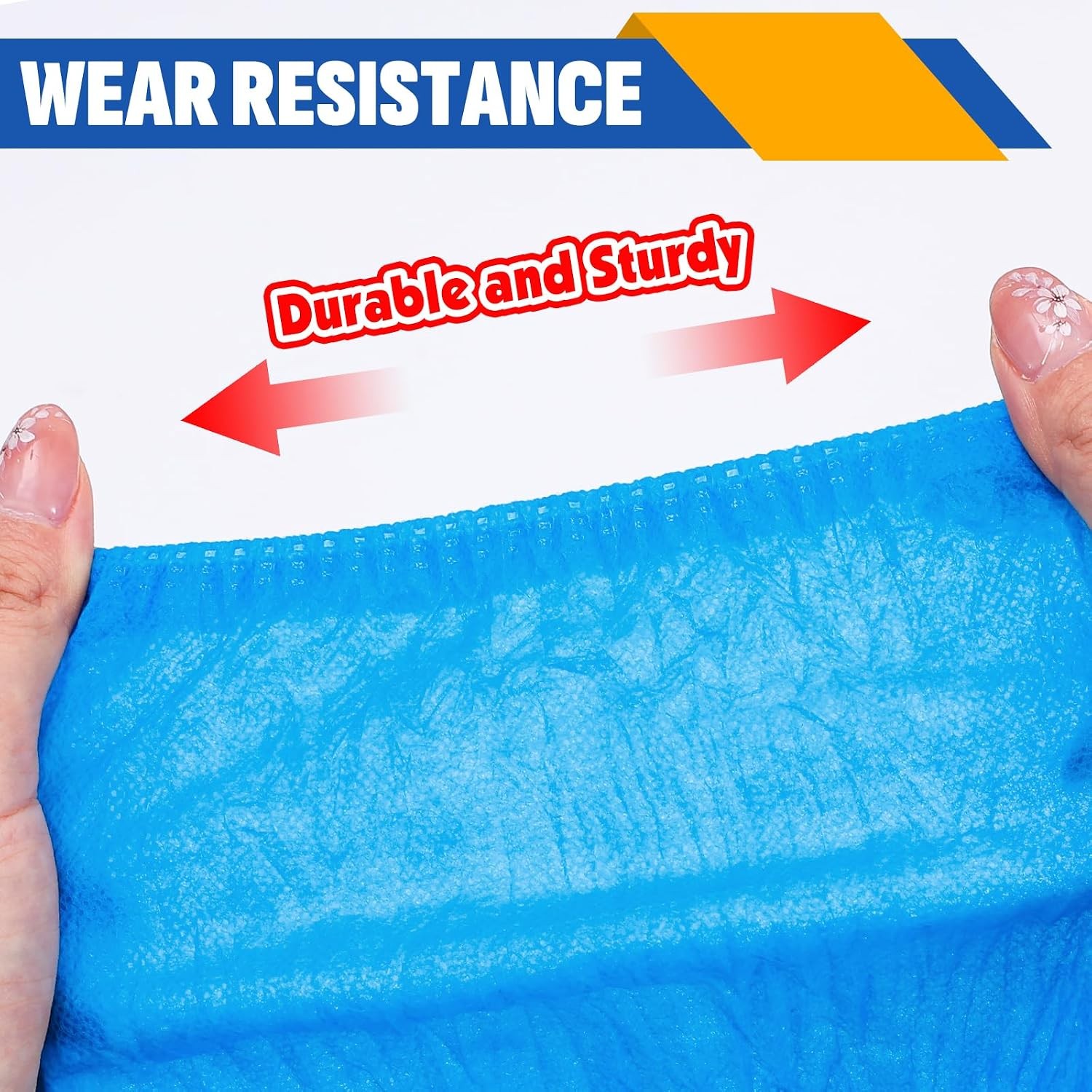 600 Pack 300 Pairs Shoe Covers Disposable Non-woven Fabric Shoes Covers Indoor