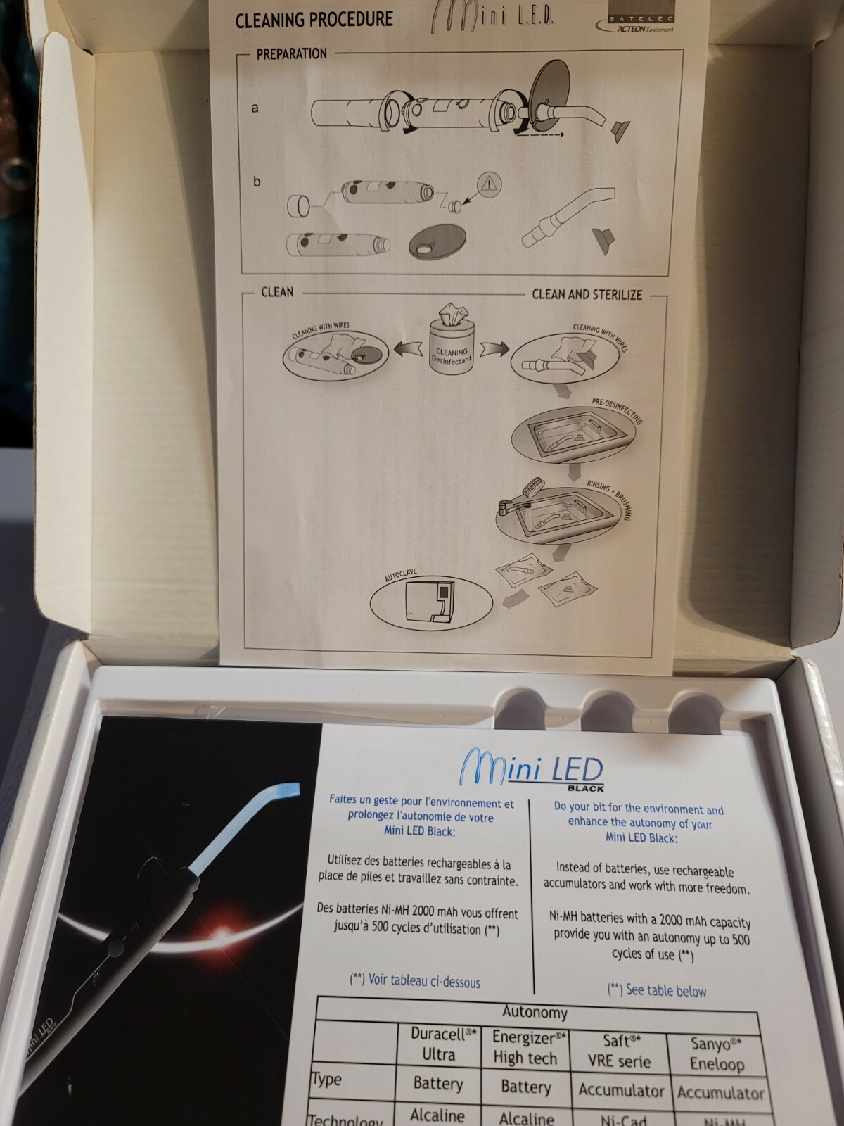 Dental ACTEON SATELEC Mini Led FRANCE