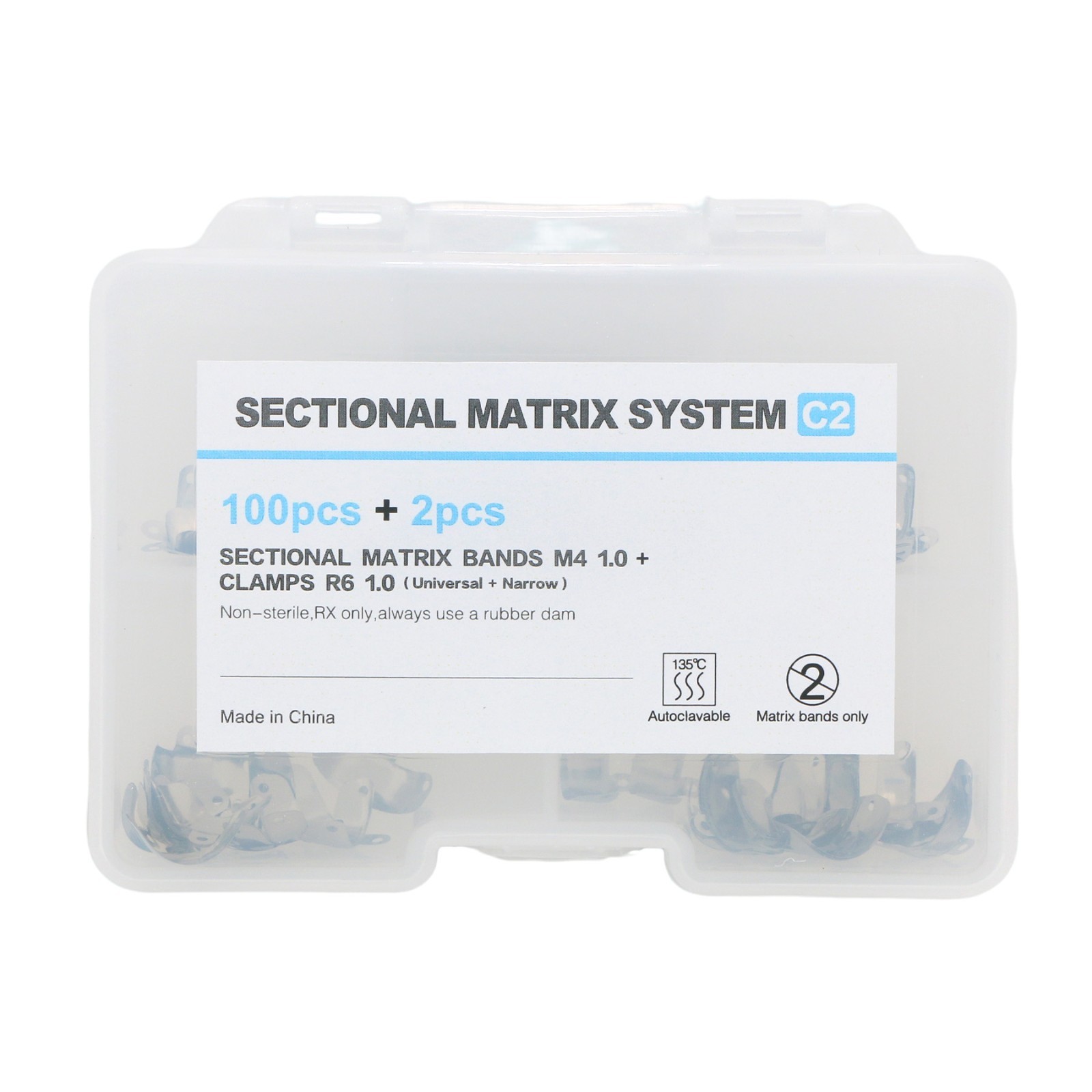 Dental Sectional Matrix Clamp Matrix Bands Ring Fit Garrison Palodent V3 System