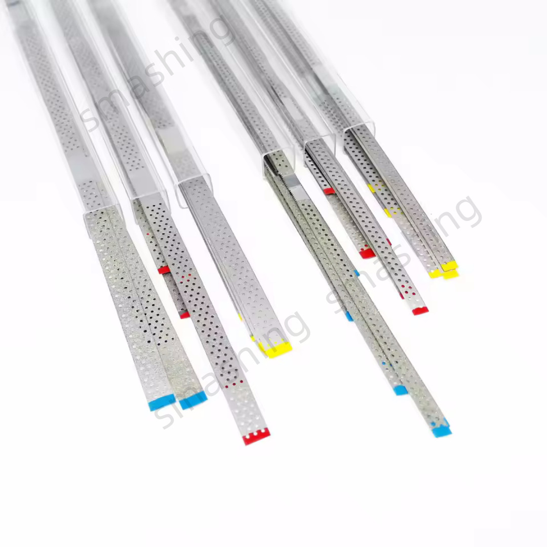 10Pcs Dental Saw Diamond Polishing Finishing Strips Orthodontic IPR Strip