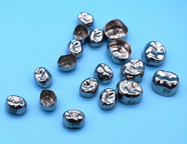 Dental Kids Crown stainless steel Primary Molar Pediatric Crowns Kit 48Sizes USA