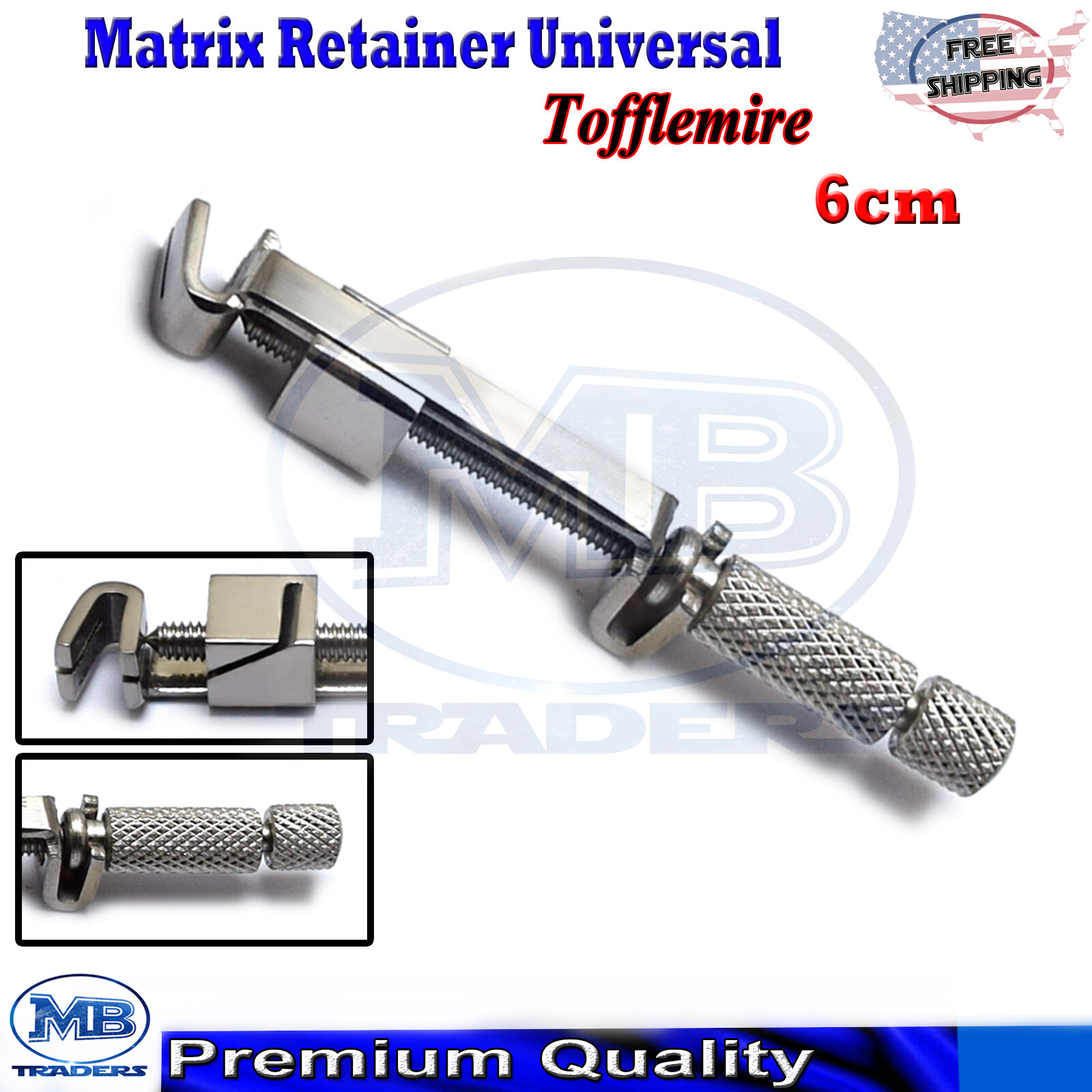 Dental Tofflemire Matrix Band Holder Universal Retainer Surgical Restorative Lab