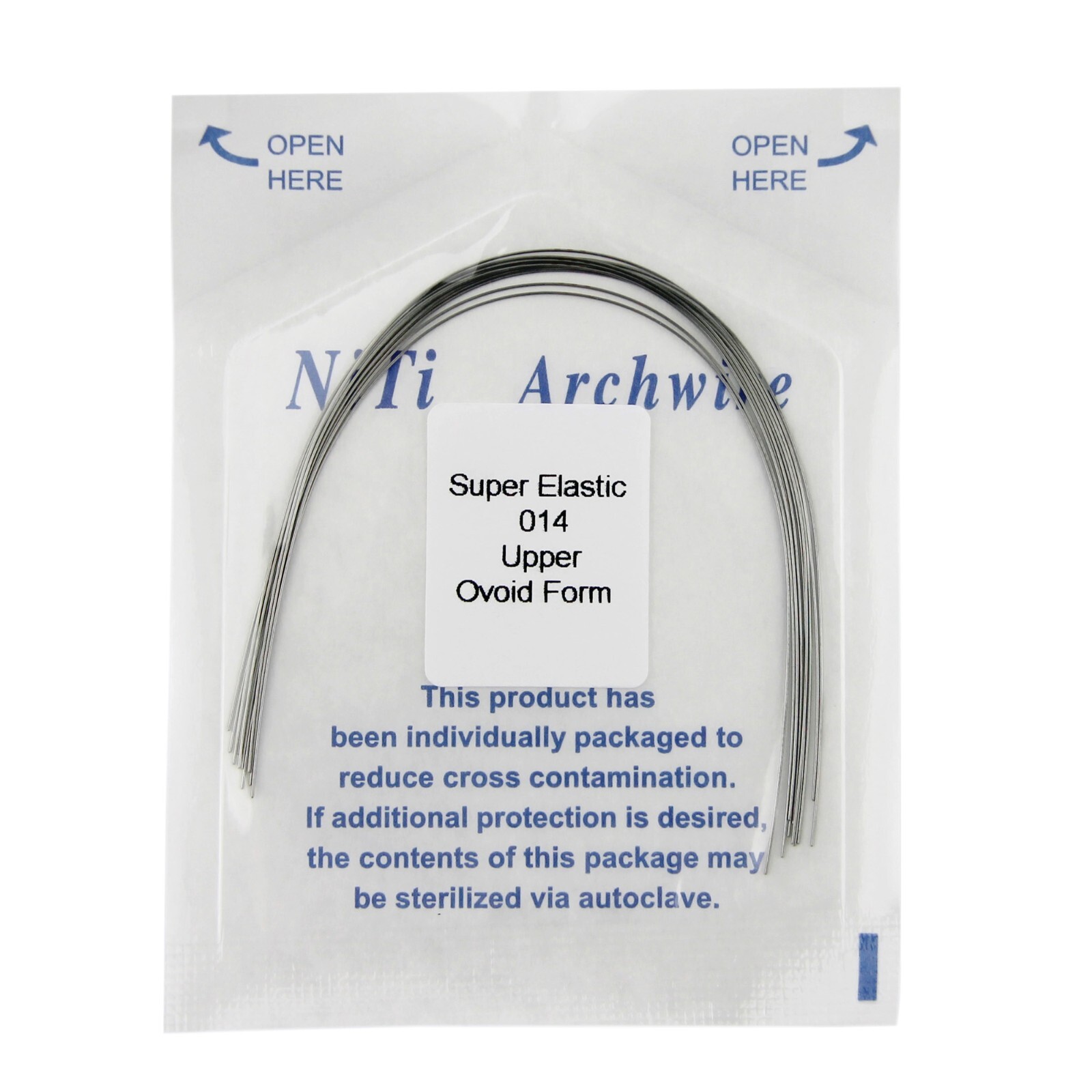 100PCS Dental Orthodontic Arch Wire Niti Super Elastic Round Rectangular Ovoid