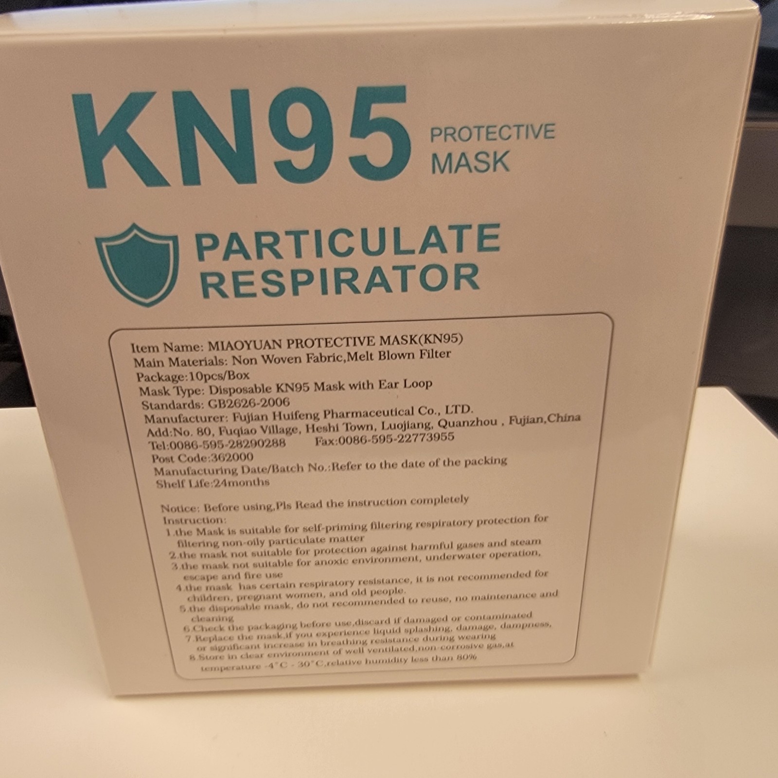 10 PCS KN95 Protective 5 Layers Face Mask Disposable Respirator