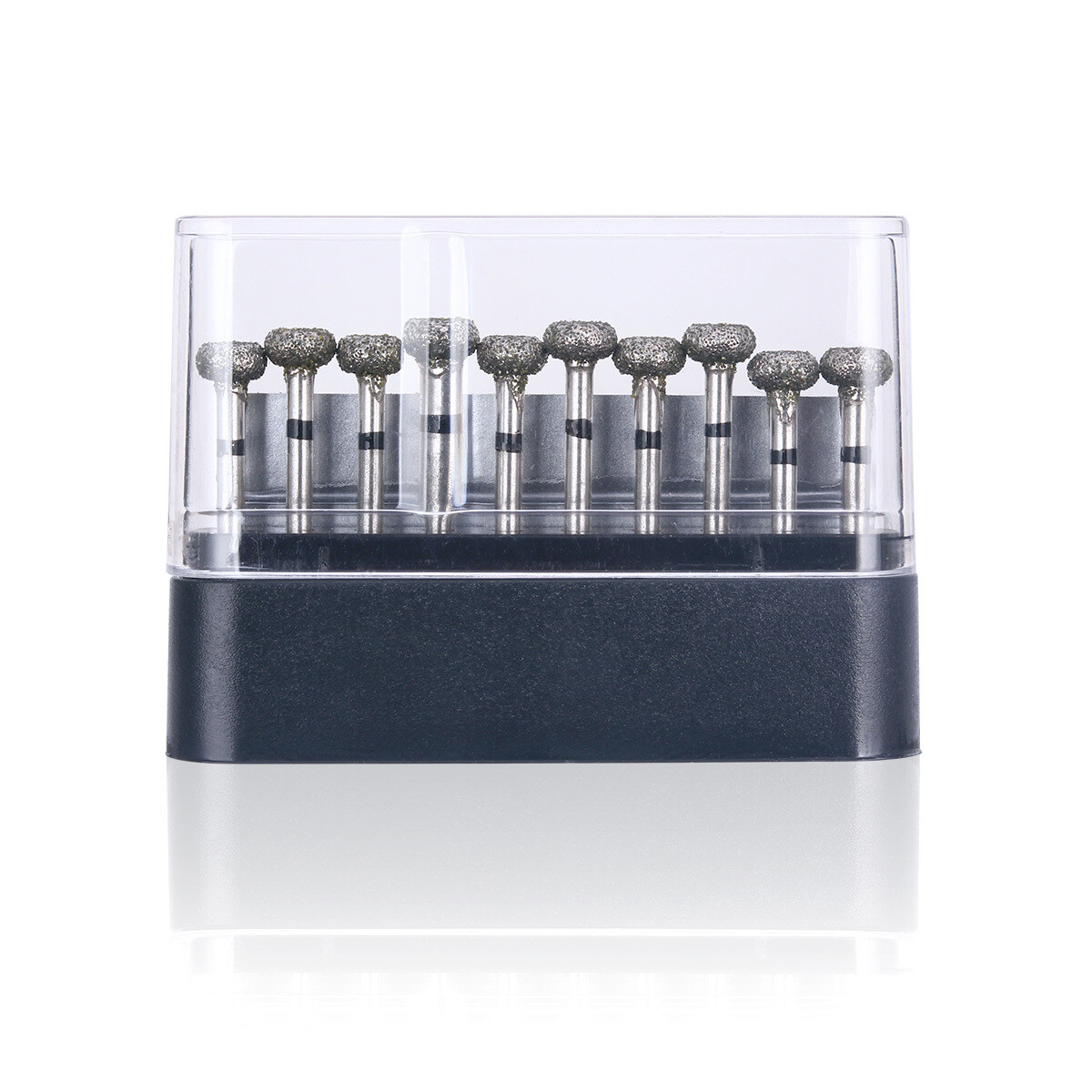 10pcs FG Dental Diamond Burs WR-13S High Speed For Lingual Fossa Polishing Molar