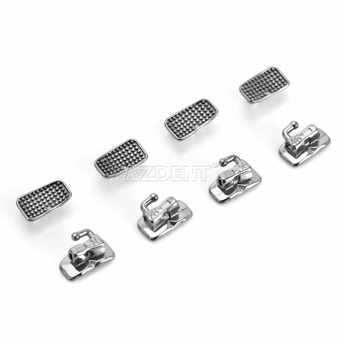 50Sets Tubos bucales de ortodoncia dental 1er molar Bondable Roth 022 monobloque