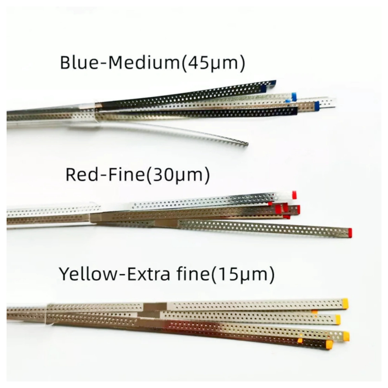 10Pcs Dental Saw Double Diamond Polishing Finishing Strips Orthodontic IPR Strip