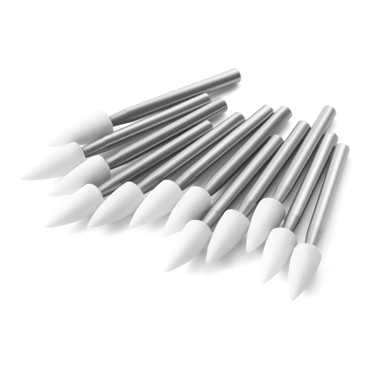 Dental Polishing Burs Porcelain Resin FG Burs Coarse / Fine White/Green Stone
