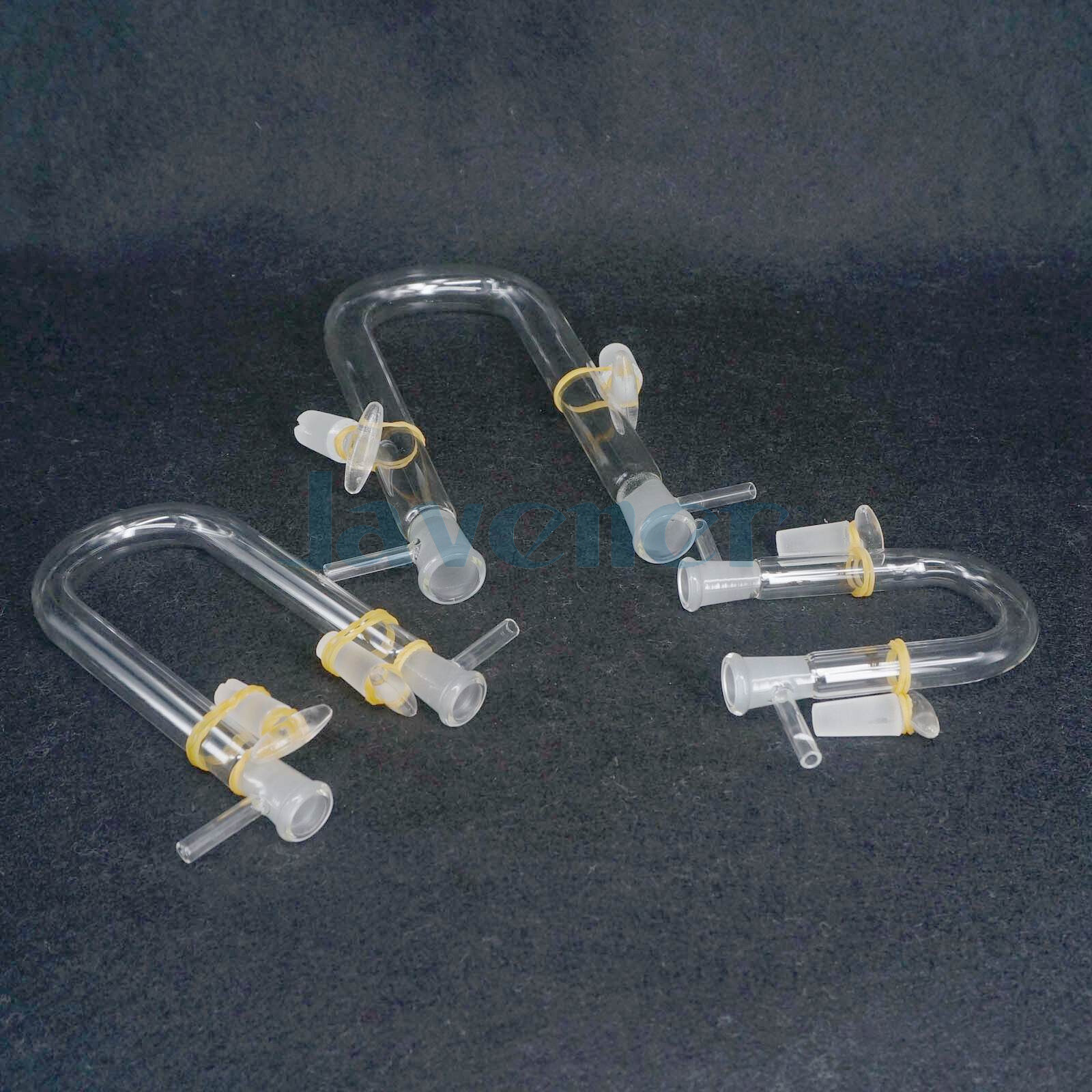 13×100 15×150 18×180 20x200mm Drying Glass Tube Adapter U With Stopper Side Arm
