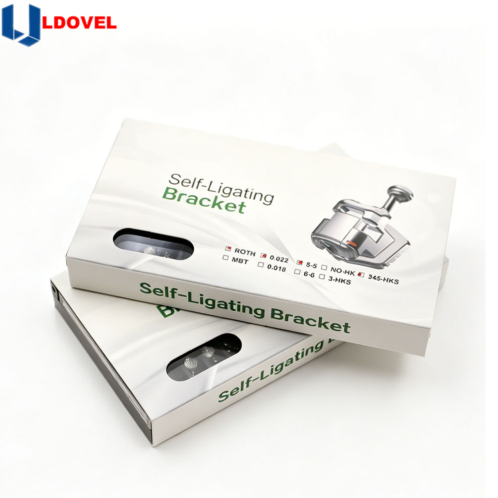 1 box /20pcs Dental Orthodontic Self Ligating Braces Bracket Roth.022 Hooks 345
