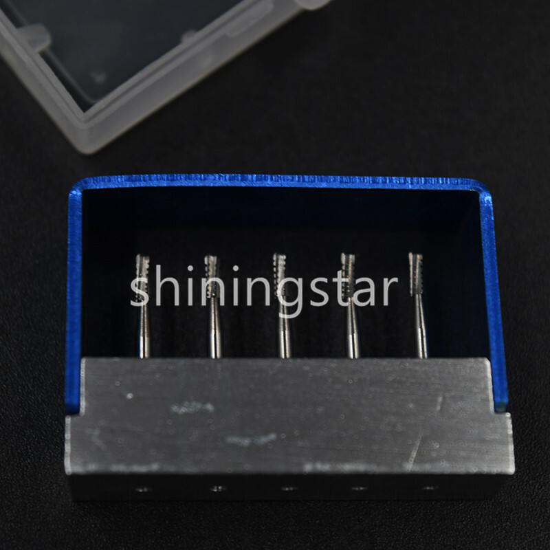 1 Box 5 Pcs High Speed Dental Tungsten Steel SBT Crown Metal Cutting Burs FG1958