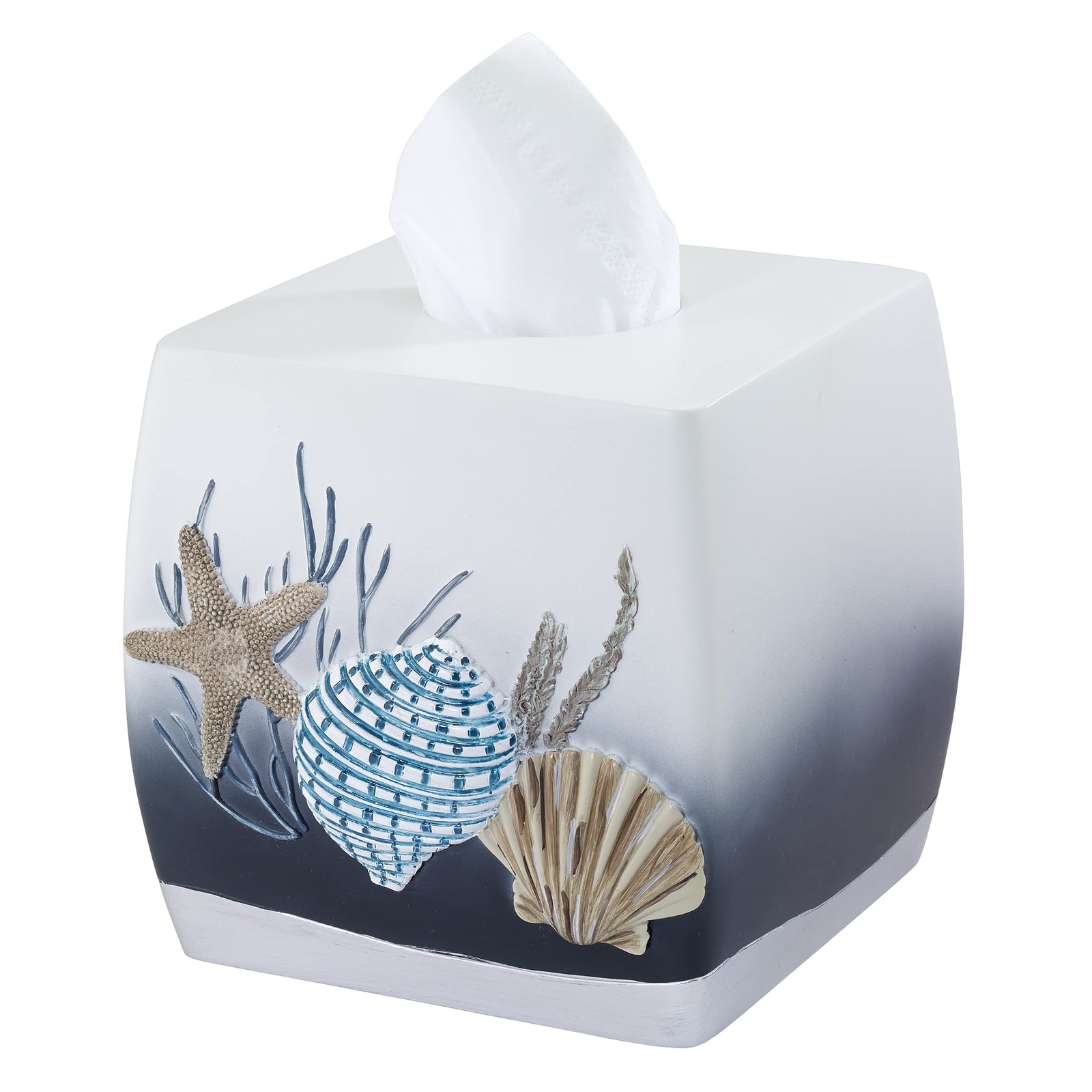 Avanti Linens Bathroom Accessory Resin Countertop Accessories Oceanscape