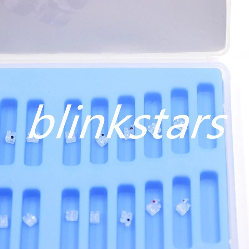 20 Pcs/Pack Orthodontic Dental Ceramic Monocrystalline Sapphire Bracket 345 Hook