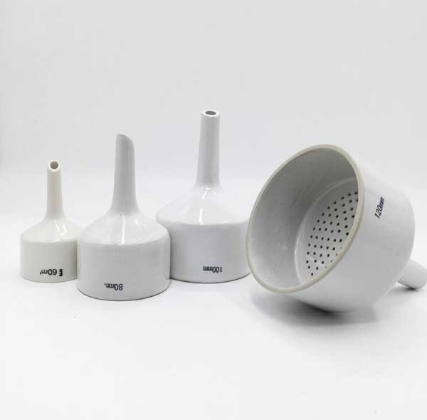 40mm – 200mm Porcelain Buchner Funnel Ceramic Chemistry Porous Filter Funnels