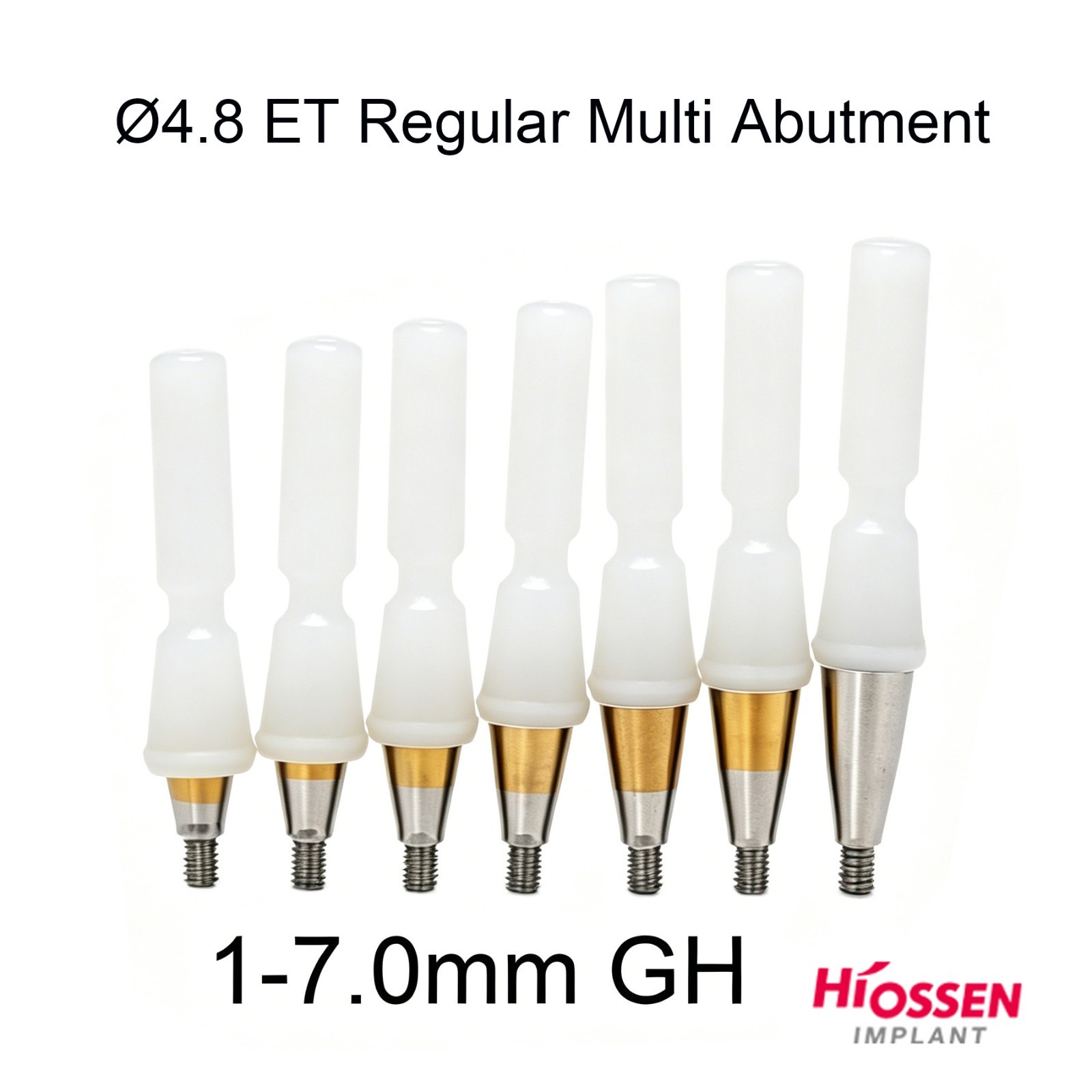 Dental Multi unit straight abutment 4.8 MU fits Hiossen Osstem Mini Regular plat