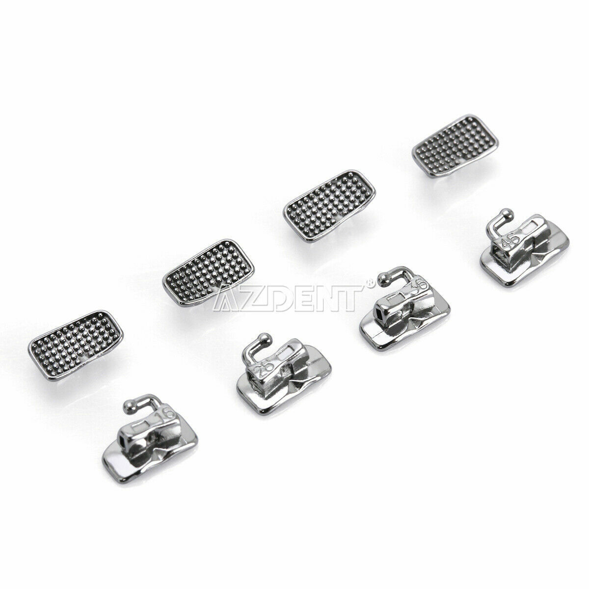 Tubos bucales de ortodoncia dental 1er tubo molar Roth 022 Bondable monobloque