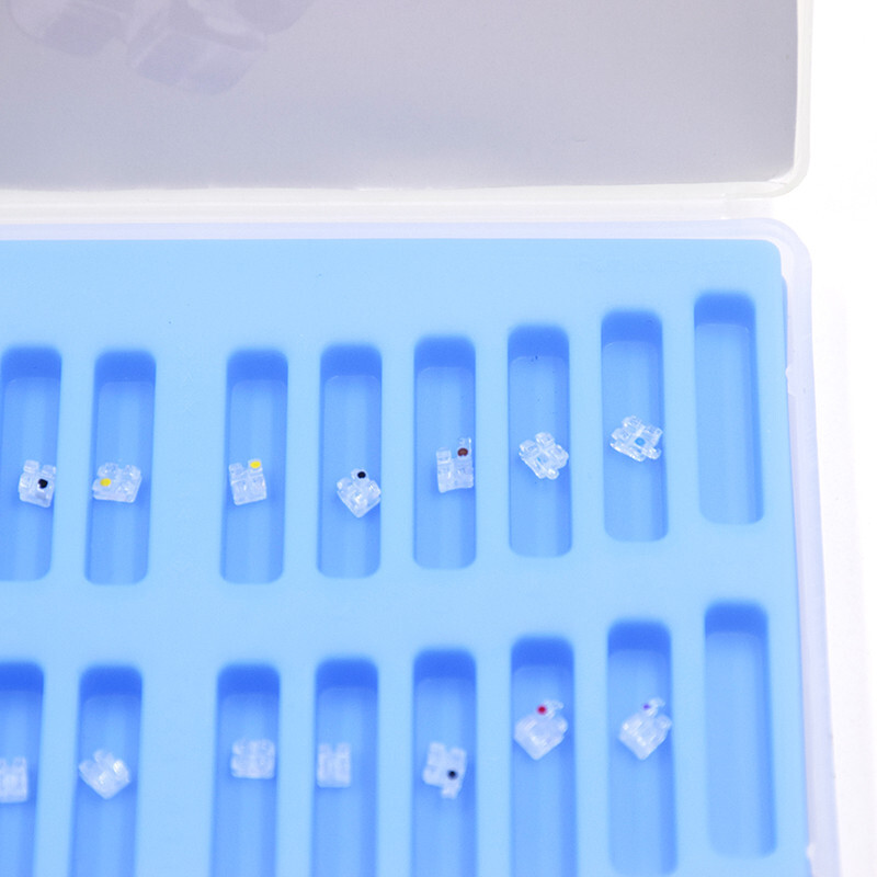 Dental Orthodontic Ceramic Monocrystalline Sapphire Bracket Roth MBT 022 Hook