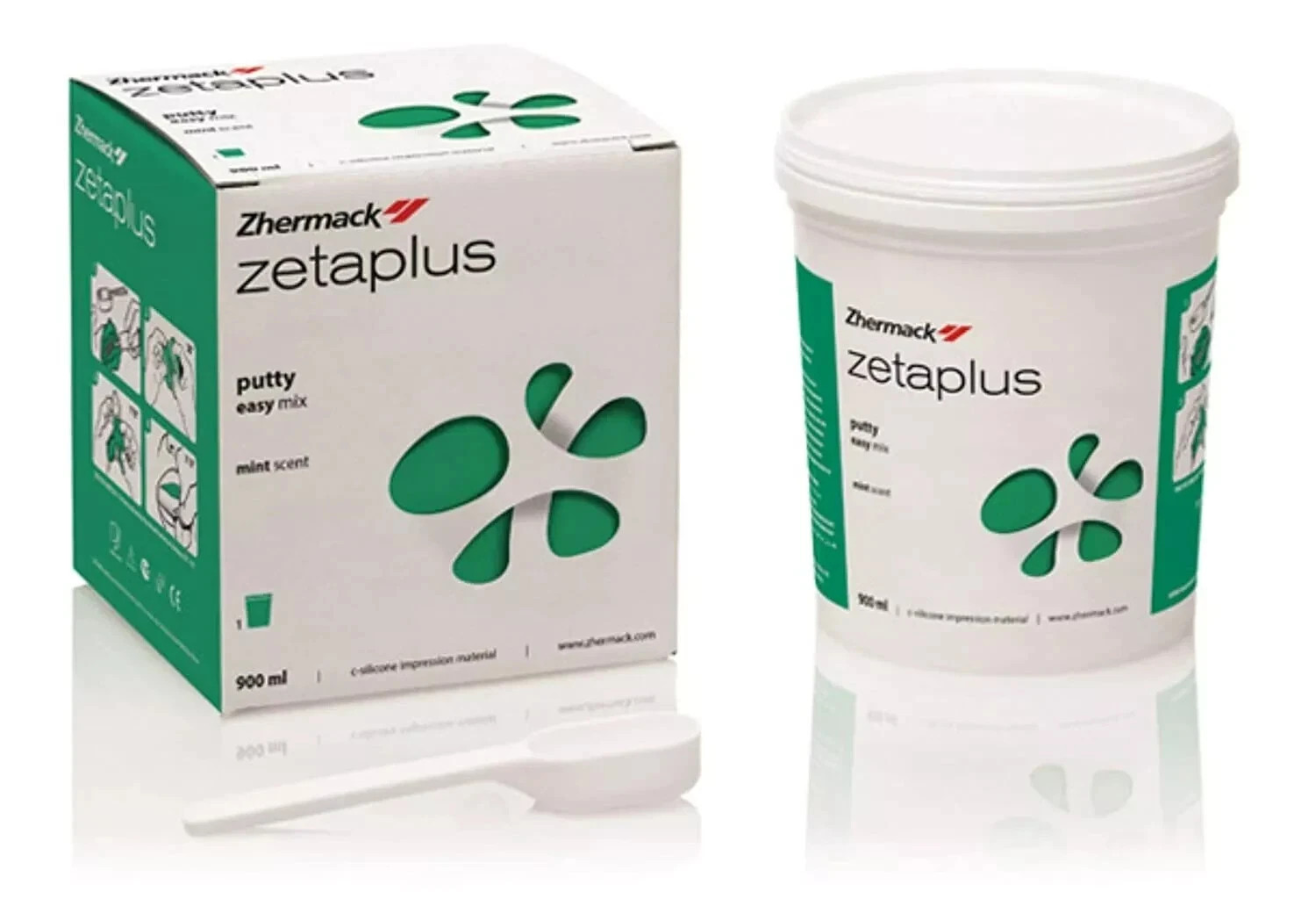 Dental Zhermack Zetaplus Impression Putty 900ml Oranwash 140ml Catalyst Gel 60ml